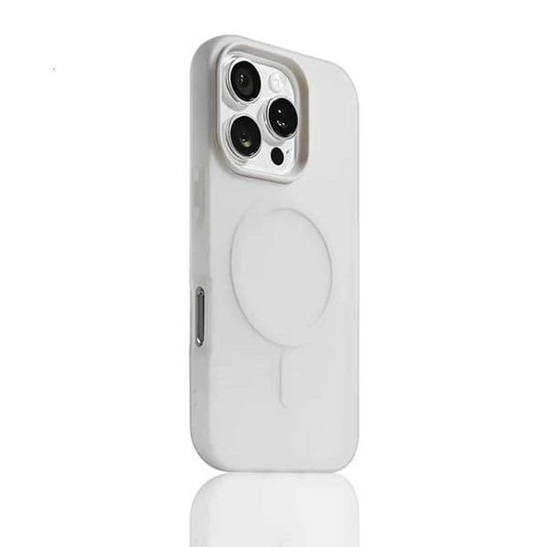 Luxury Matte White For Phone Case for iPhone 11 12 13 14 15 16 Pro Max PLUS Wireless Charging Cpatible Magnetic Cover H251115