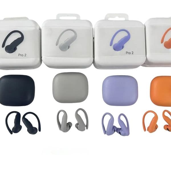 2026 NEW TWS Powerbeat Pro 2 Power Beat Wireless Headphone Ear Hook EarBuds Bluetooth Earphone Noise ANC Reduction Stereo Sound Headset for iPhone 17 16 15 14
