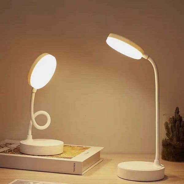 USB Plug-in Portable LED Desk Lamp - 3 Color Stepless Dimming Eye Protection Bedroom Bedside Table LightW251115