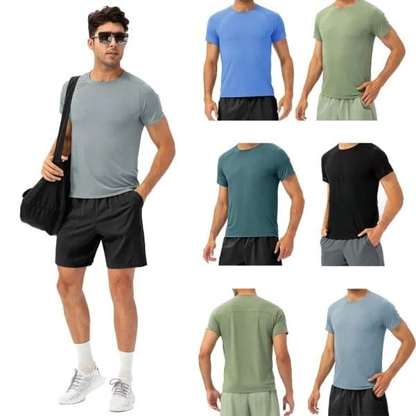2025 New Mens Yoga Outfit Running Shirts Compression Sports Tights Fiess Gym Soccer Man Jersey Sportswear Quick Dry Sport T- Top Mans Outwork Shirt Free Shipping