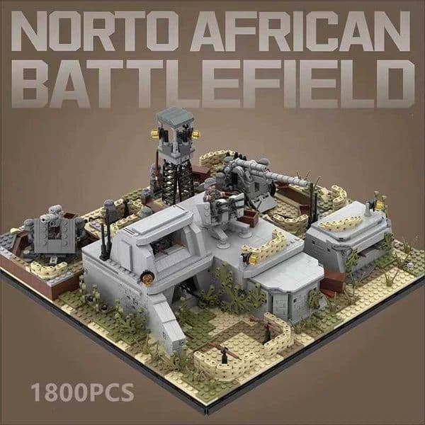 MOC Building Blocks World War II North African Campaign War Call for Home Decor Toys Gifts W250415