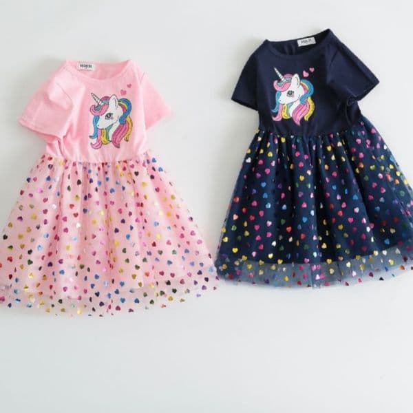 Children's little girl children's designer clothing vest dress summer baby princess clothing.
