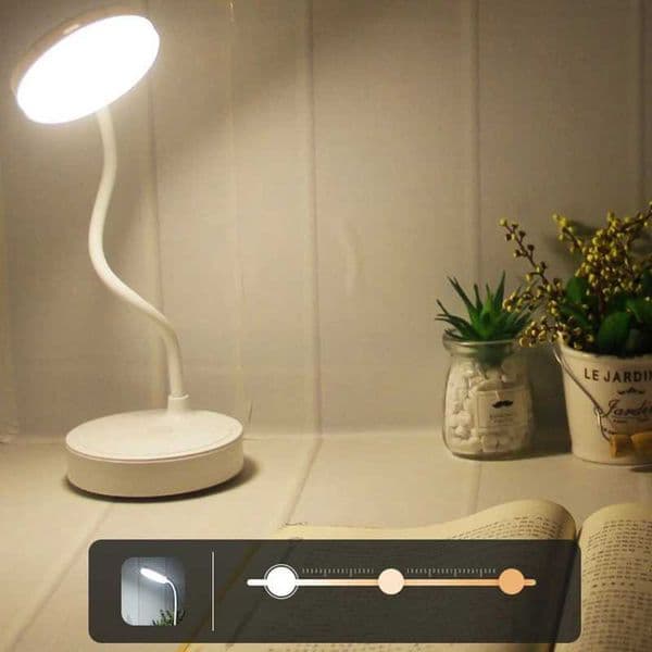 LED Portable Dimmable Table Lamp USB Plug Battery Powered Desk Lamp Bedroom Reading Night Light Eye Protection LED Bedside LampW251115