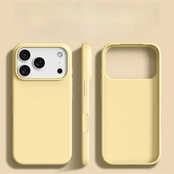 Liquid Silicone Phone Case For IPhone 17 Pro Max Soft Bumper Protection Cover for IPhone Air 16E 16 15 14 13 Pro Max Funda Cases H251115