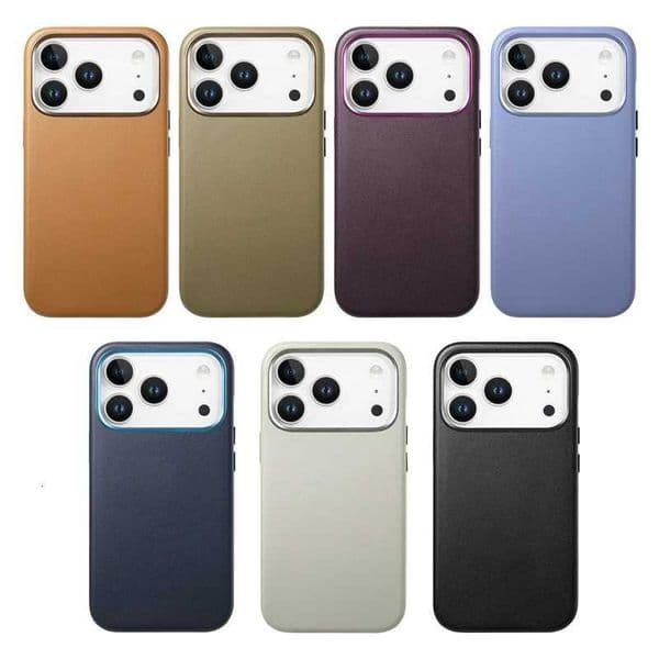 Magnetic Mafe Leather Case for IPhone 17 Air 16 E 15 14 13 Pro Max Plus 17Air 16E 17Pro Prax I Phone Safe Cover H251115