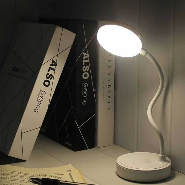 Portable LED Table Lamp 3 Color Dimmable USB Rechargeable Night Light Eye-friendly Touch Desk Lamp Foldable Room Office ReadingW251115