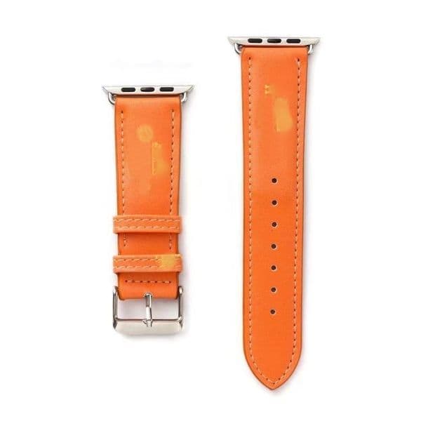 Designer Apple Watch Band Smart Straps for apple watch 1 2 3 4 5 6 7 SE Bands 38MM 40MM 41MM 42MM 45mm 44mm Luxury Brand Letter H Leather Fabrics men women #her01