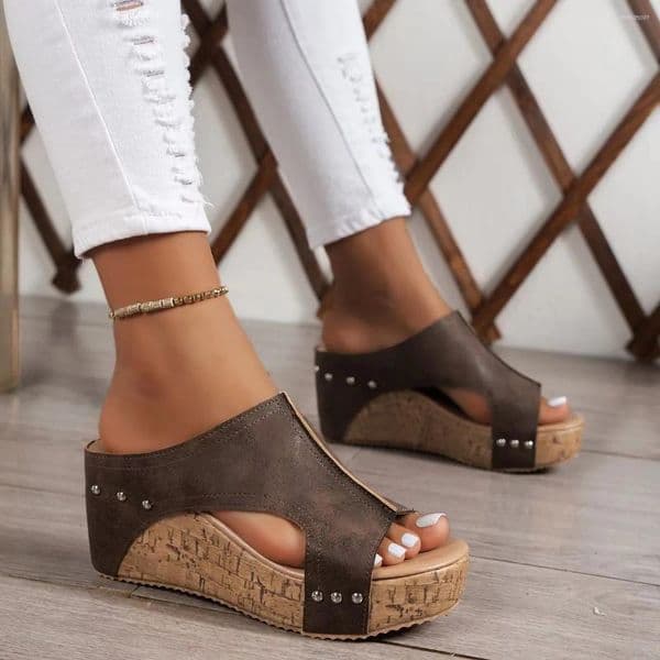2026 New Sandals Women Summer Roman Open Toe Platform Designer Retro Wedges Shoes Luxury Casual Free Shipping