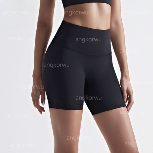 Designer Sports Shorts Yoga Leggings High-Rise Short Pants Naked T-free Sweatpants Women's High-Waist Tight Fitness Running Tennis Shorts Honey Peach Hip Tights