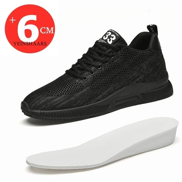 Big Size 37-48 Men Elevator Shoes Hidden 6CM Height Increase Shoes For Male Casual Breathable Sports Lift Sneakers Taller Men 251114