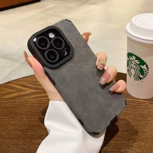 New fashionable phone case suitable for iPhone Pro protective case PM Premium Pro Max Apple matte men's designer Apple phone case