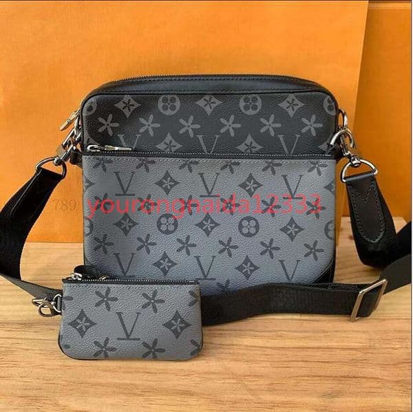 Mens PU leather Designers Messenger Famous Trip Postman Classic Handbag Briefcase Crossbody Bags Luxury Shoulder Make up Bag Tote bags