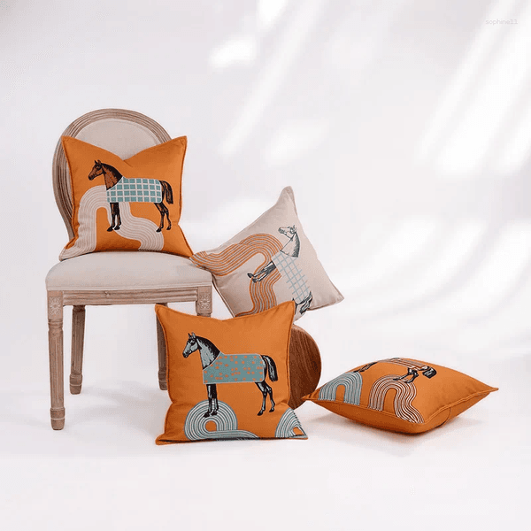 Pillow Case Square Throw Pillowcase For Living Room Sofa Decoration Cushion Cover Luxury Fashion Home Decor 45x45