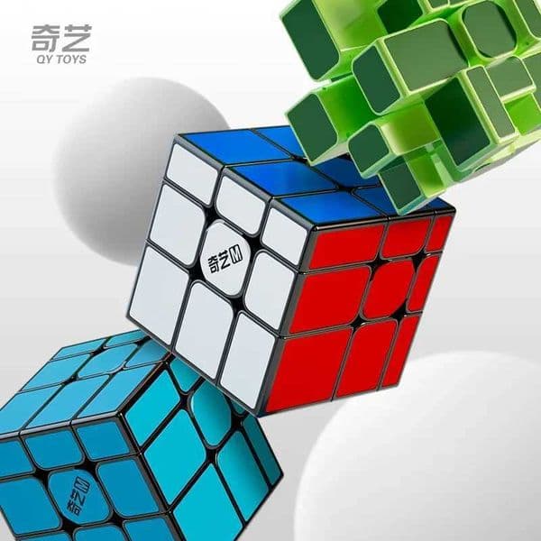 JudyCube Qiyi Colored Porcelain Mirror 3x3 Magnetic Magic Speed Cube Professional Fidget Toys Qiyi 3x3 Cubo Magico Puzzle L260526