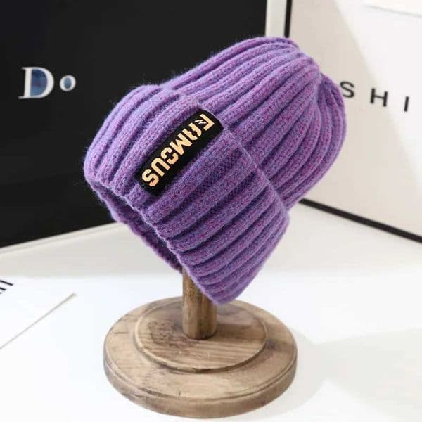 Korean version versatile knitted hat internet famous for keeping warmear protecting wrapped in woolen hatwindproof in winter W251117