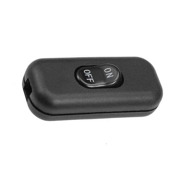 Rocker Switch AC 110V 220V 6A Inline ON/OFF Table Lamp Desk Light Cord Control Switch Fortable LampMirror LampWall LampandW251117
