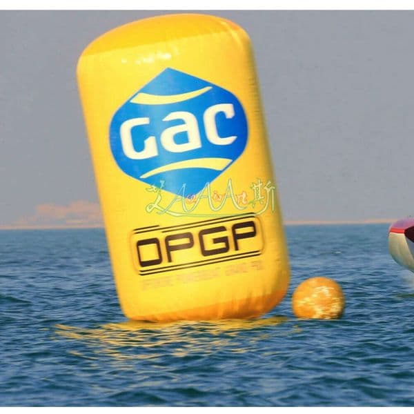 Nice Sealed Tube Inflatable Tube Buoys Water Warning Cylinder Buoys Safety Barriers For Summer Water Game And Sports