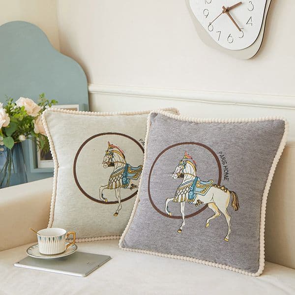 Light Luxury Jacquard Simple Modern Throw Pillow Sofa Car Cushion Cover Home Decor B5