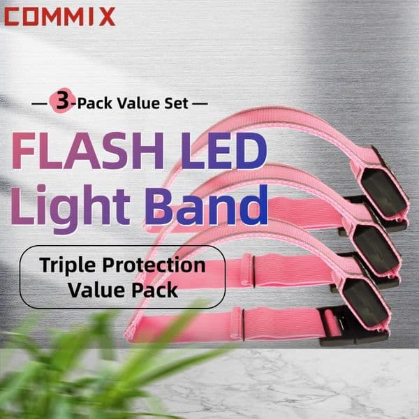 COMMIX--Guardian 3-Pack: Master-crafted woven straps, skin-friendly flexibility. Seamless safety integration