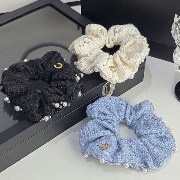 Women Designer Hair Rubber Bands Large Intestine Ties Ropes Scrunchies Hairbands Elastic Ponytail Accessories