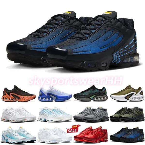 2025 designer shoes designer running shoes tns tnss sneakers Fr Utility Triple Black White Unity Greedy Hyper Blue men mens trainers P18