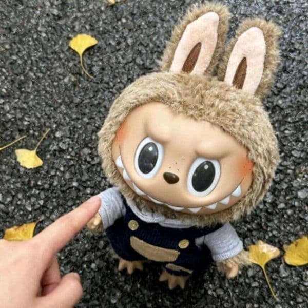 LABUBU The MONSTERS TIME To CHILL SERIES Vinyl Plush Doll Cute 37Cm Big Toys Unique Creative Gift New Presents