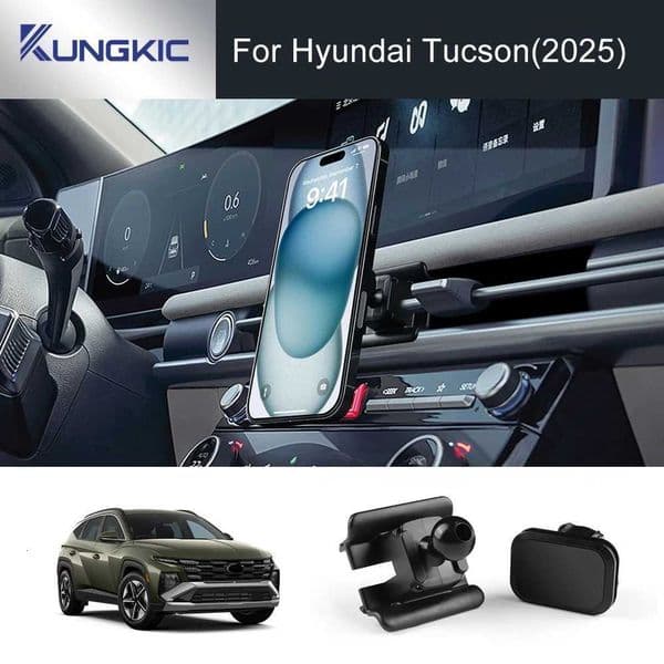 For Hyundai Tucson 2025 NX4 Car Mobile Phone Holder Magnetic Pad Phone Holder Bracket GPS Bracket Navigation Stand AccessoriesM251118