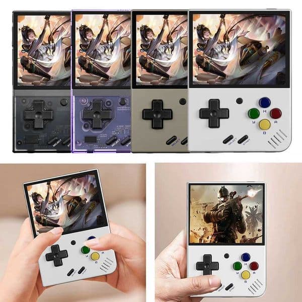 Mini Plus Video Game Console Rechargeable 35Inch I Screen Handheld Game Players WiFi Support 3000mAh Gift for Kids and AdultsW251118