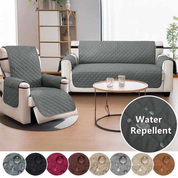 Sofa Covers Water Resistant Couch Cover Reversible Furniture Protector with Non-slip Elastic Straps for s Dogs Sofa Slipcover 251112