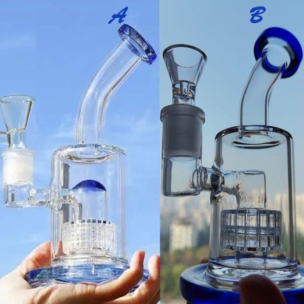 8.6inchs glass Water Bongs Smoking glass water Pipe bubbler Hookahs Heady Glass Oil bong With 14mm Bowl
