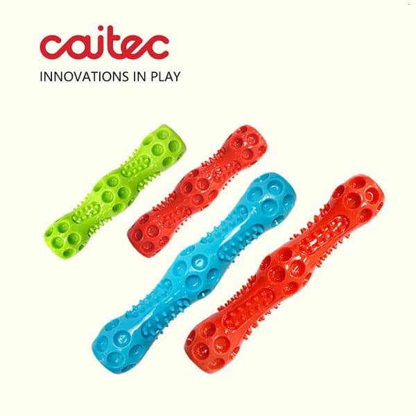 CAITEC Dog Toys Squeaking Stick Floatable Springy Suitable for Tossing and Chasing Very Soft Pet Toy 2 Sizes Available 250414