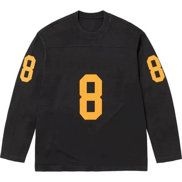 Luxury Designerss25 AFFILIATED L/S FOOTBALL TOP T Shirt O Neck Cotton Loose Tee High Street Crack Letter Print Men Women Long Sleeve Hoodie Tops US Size 76B