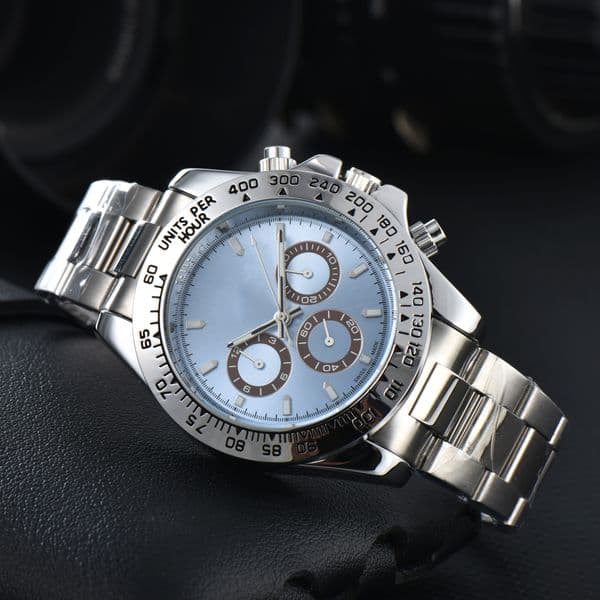 Mens Women DAYity TONASity Automatic quartz Movement watch multifunction Wristwatch Designers Men Watches Stainless Steel Strap Gold Wristwatches Montre de luxe