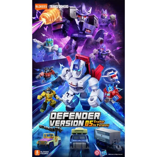 brick Build Block Set BLOKEES Transformers Defender Version 05 Mini Action Figures Gift Toys Complete Set Toy