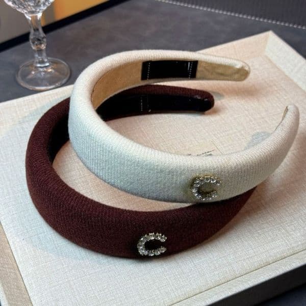Designer Letter headbands Wide-brimmed Thicken Spring HeadWrap Cloth Fabric Street Fashion women