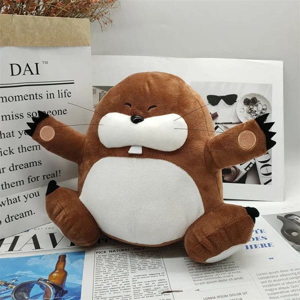 20cm Monty Mole Plush Toys Cute Soft Stuffed Cartoon Pillow Dolls Kawaii For Birthday Christmas Gift 250418