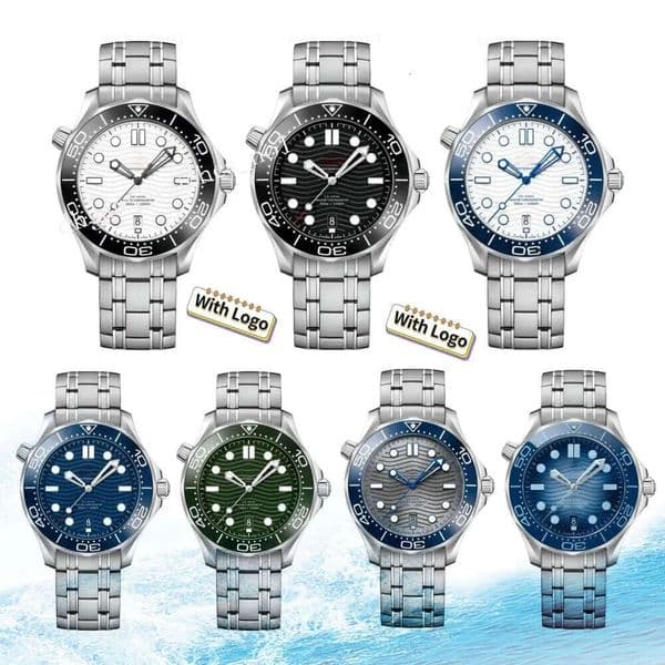 watches for man high quality rubber designer men mesh wave watch watches 42 MM nical movement steel strap