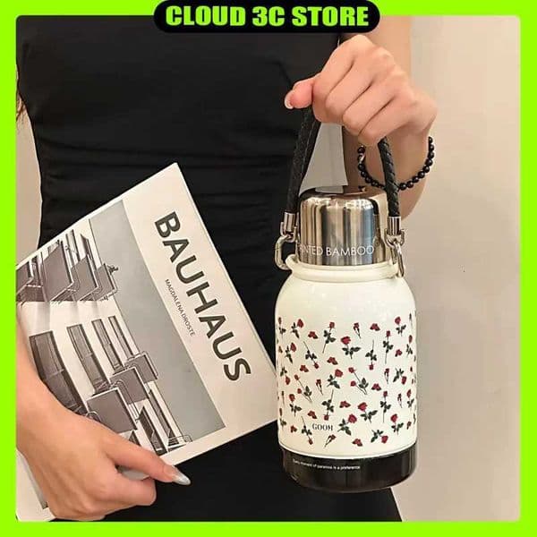 GOOM 900ML Large Capacity Stainless Steel Insulated Cup One Cup for Dual Drinks Portable Household Water Kettle Gift Y251118