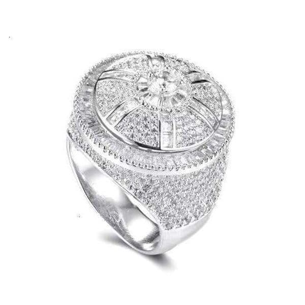 Hip Hop Sterling Sier Baguette Dia Rings Custom Moissanite Iced Out Engagement Ring Jewelry for Men Shining AAAAA
