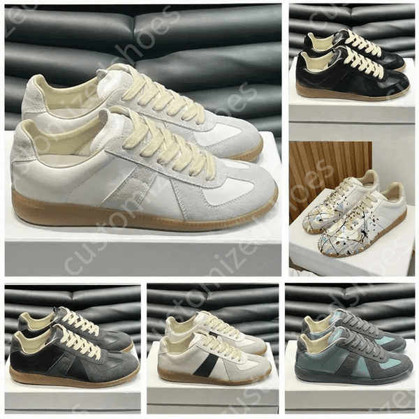 with box running shoes men sneakers ttcasual gats designer shoes casual dresses suede woman mens sneakers casual mens shoes flat foam trainer outdoor shoes 35-46