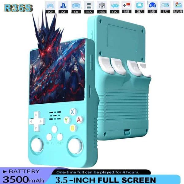 WDYQJE 128GB R36S Retro Handheld Games Console Linux System Boy Gift Video Gaming Console 20000 Games Portable Video Player H251119