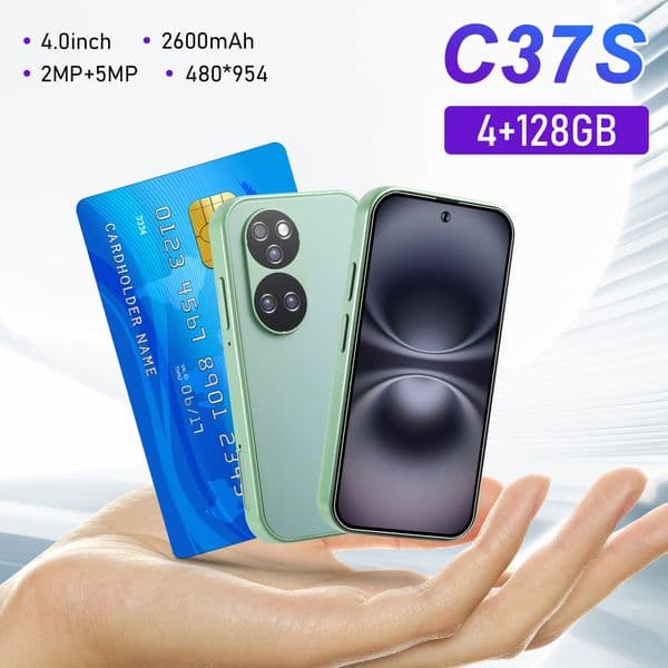 The best-selg C37S mini smartphone with 4-inch small screen and a Mini 4G Android backup phone