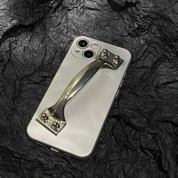 Door Handle Funny Case for iPhone 14 12 13 Pro Max Back Phone Cover for 12 11 Pro Max X XS XR 8 7 Plus SE 2020 Capa Y251118 K260303