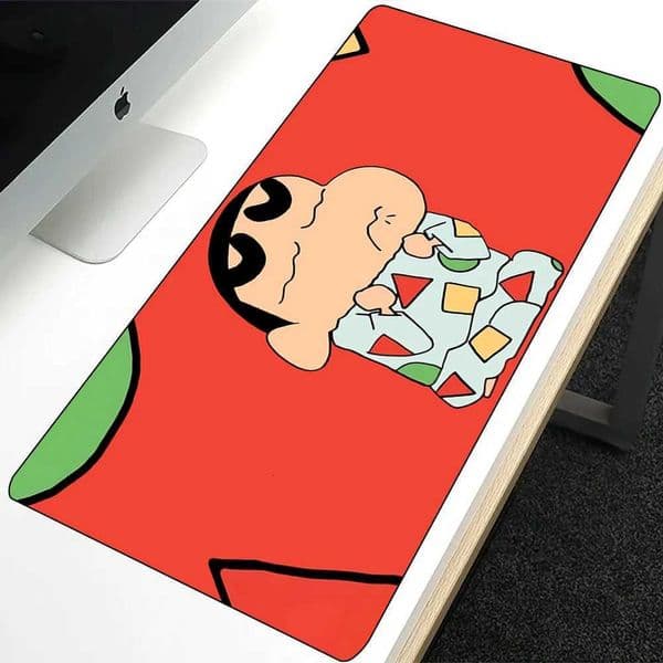 Crayon S-ShinS-c-c-hans Mousepad HD Printing Computer Gamers Locking Edge Non-slip Mouse Pad XXL90x40cm Keyboard PC Desk PadM251119