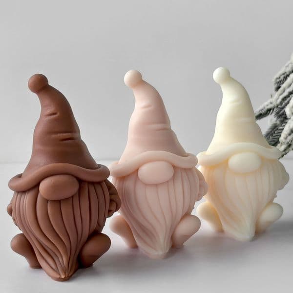 Dwarf Candle DIY Christmas Gift Aromatherapy Stone Handmade Soap Mold