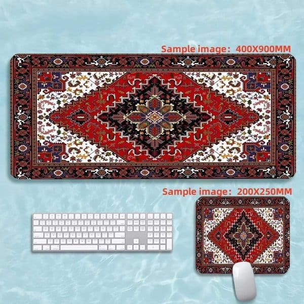 NEW Flower Mousepad Gamer Persian Lager Computer PC Desk Mat 900X400 Keyboard Anime Office Carpet Playmat Kawaii Extended PadM251119