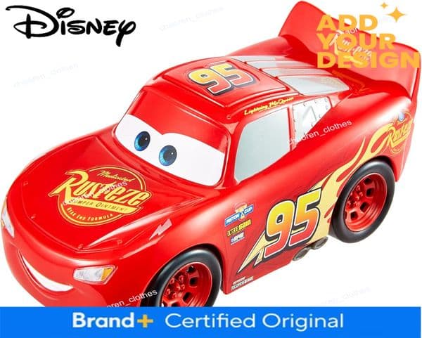 Disney custom Cars Toys Track Talkers Lightning McQueen, 5.5-in, Authentic Favorite Movie Character Talking & Sound Effects Vehicles, Fun Gift for Kids Aged 3 Years