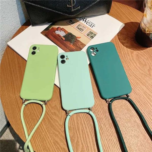 Crossbody Necklace Strap Lanyard Cord Silicone Phone Case for Redmi Note 11 11S 10 10S 9 8 8T 7 6 5 Pro 10A 10C 9A 9C 8AW251120