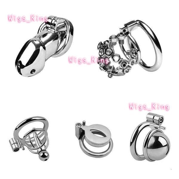 Stainless Steel Bird Cock Gay Role Play BDSM Bondage Adult Sex Product Inverted Metal Chastity Cage Men