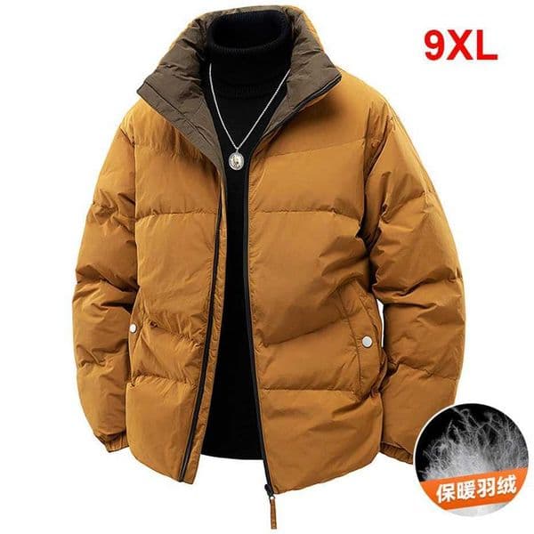 Winter Down Jacket Men Winter Puffer Jackets Plus Size 9XL Down Coat Male Fashion Casual Stand Collar Down Jackets Big Size 9XLXJ251120